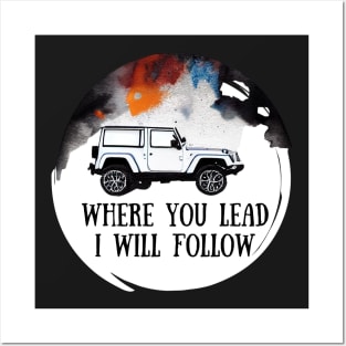 The Girls Car - Where You Lead I Will Follow III - Gilmore Posters and Art